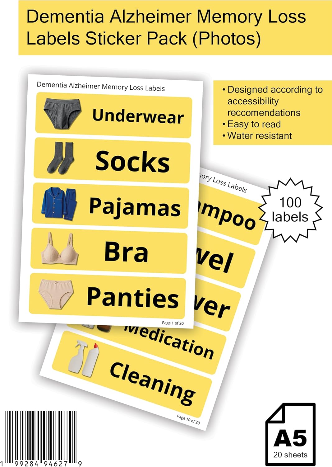 Label Stickers with Photos A5